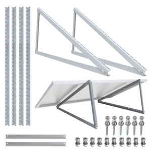 PV Halterungset 118cm für 2 Solarpanels, Einzelteilauflistung