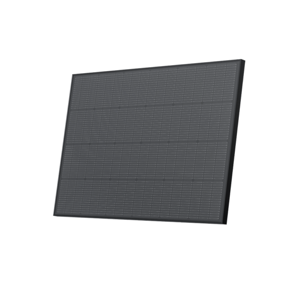 175W Solarpanel von EcoFlow, vorderseite vor weißem Hintergrund