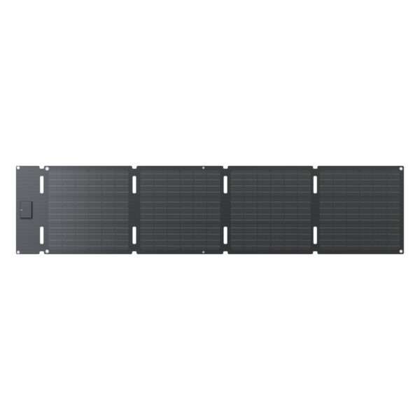 das portable 60W Solarpanel von EcoFlow, aufgefaltet, vor weißem Hintergrund