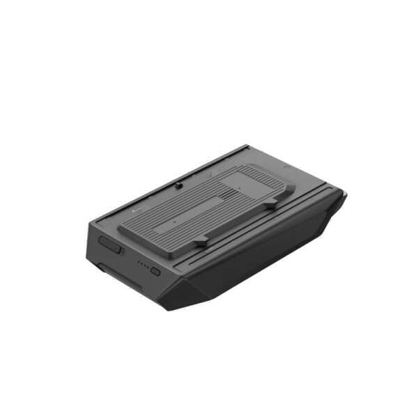Schräge Ansicht auf die Wave 3 Zusatzbatterie, diese kann unter der Wave 3 eingerastet werden
