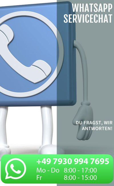 Servicechat von HGPower per Whatsapp